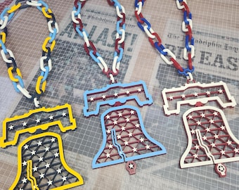Ring The Bell (!) Phillies PHAN Chain - Ultimate Fan Rally Necklace - 3 Different Versions!