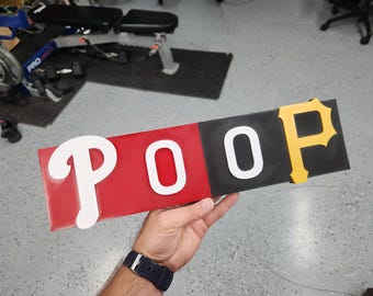 The XL (!) "P00P" ScoreBug!  Our biggest P00P yet!  (17" Wide)