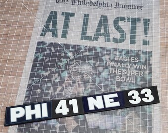 Magnetic "SB LII" 41-33 ScoreBug!  (12" wide - includes magnets!)