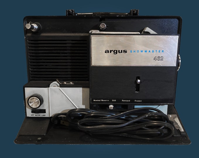 Argus Showmaster Vintage Argus Showmaster 462 8mm Portable Movie Film Projector - Fully ...