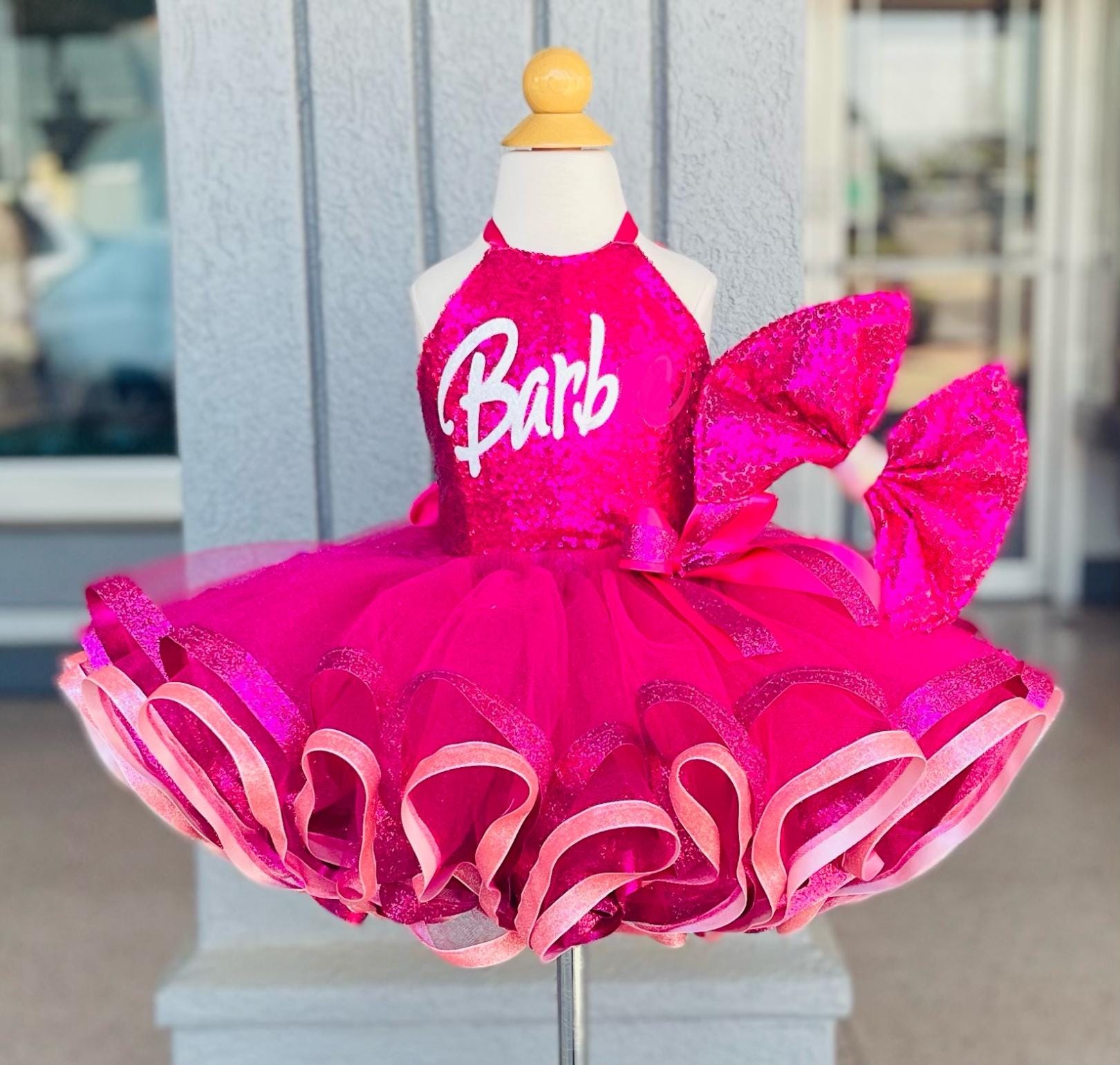 Barbie Birthday Outfit for Girls Etsy