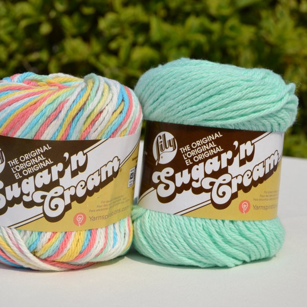Coordinating Lily Sugar'n Cream Cotton Yarn