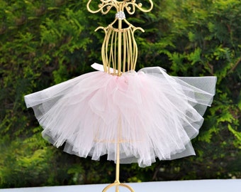 Gold Mini Tutu Centerpiece,BallerinaTuTu, Bridal Shower,Ballerina,BabyShower Centerpiece, Quinceañera, Christening, Communion Centerpiece