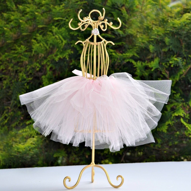 Gold Mini Tutu Centerpiece,BallerinaTuTu, Bridal Shower,Ballerina,BabyShower Centerpiece, Quinceañera, Christening, Communion Centerpiece image 1