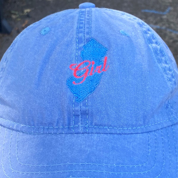 Jersey Girl Baseball Cap Etsy