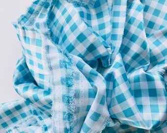 CHARMEUSE SATIN PRINT by the yard Top quality Blue multicolor polka Dots polyester charmeuse print shows both sides poly satin