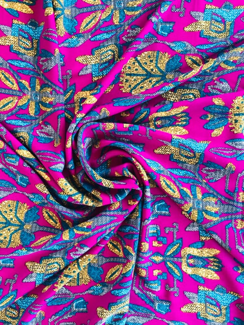 BOHO TRIBAL FABRIC by the yard/ Woolpeach /Tribal print / Etsy
