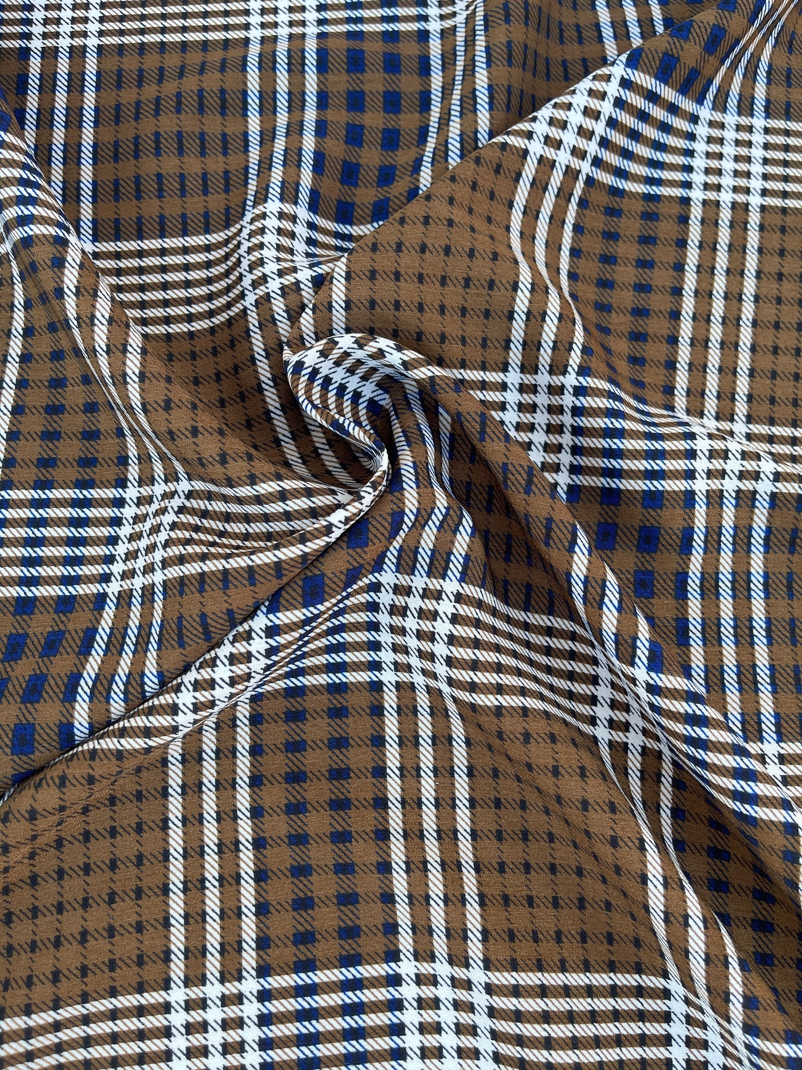 PEACHSKIN FABRIC Bulk Stock / plaid zwei getönte Druck / zeigt | Etsy