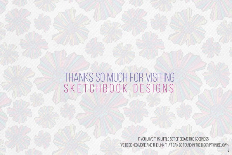 Geometric Japanese Inspired Digital Paper Pack