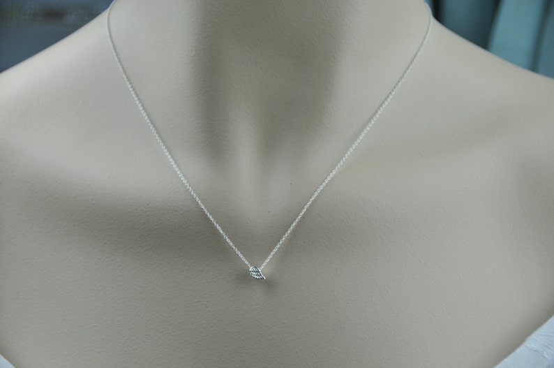 Dainty, tiny all Sterling Silver angle necklace, Angel Wing Necklace, Sterling Silver Angel Necklace, Silver Wing Necklace, Friend, Sister, image 2