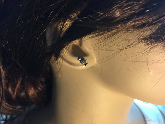 Tiny Lobster Stud Earrings 925 Sterling Silver Choose Color Tiny Lobster Stud Earrings 925 Sterling Silver Choose Color