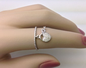 【SOFT SEOUL】 WRINKLE HEART KEY RING [SILVER] SOFT SEOUL】 WRINKLE HEART KEY RING [SILVER] (SOFT SEOUL