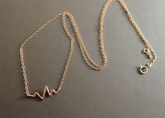 Wave Necklace, Rose Gold chevron necklace, wave Necklace, Sterling Silver Necklace, Simple Necklace , Geometric Necklace
