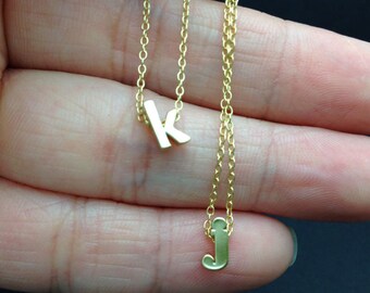 Anklet - Gold Vermeil Chain Personalized Initials Anklet - Customize It with Your Initials, 14k Gold