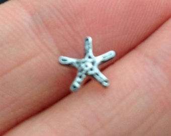 Oxidized 925 Sterling Silver Starfish studs  Earrings - Tiny Starfish  studs  Studs -  Starfish  studs post earring
