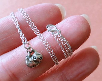 Sterling silver necklace sloth Necklace - sloth charm, Dainty charm necklace - sloth necklace, Tiny sloth charm - zoo animal lover Necklace