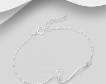 Ocean Wave Bracelet wave, love bracelet, friendship bracelet, family bracelet,  gift