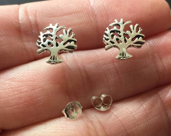 925 Livets träd örhängen/Sterling silver Livets träd örhängen, Livets träd smycken, Träd örhängen 925Tree