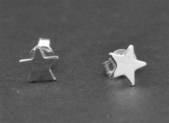 Sterling Silver Star Stud Post Earrings Small Star Post - Etsy