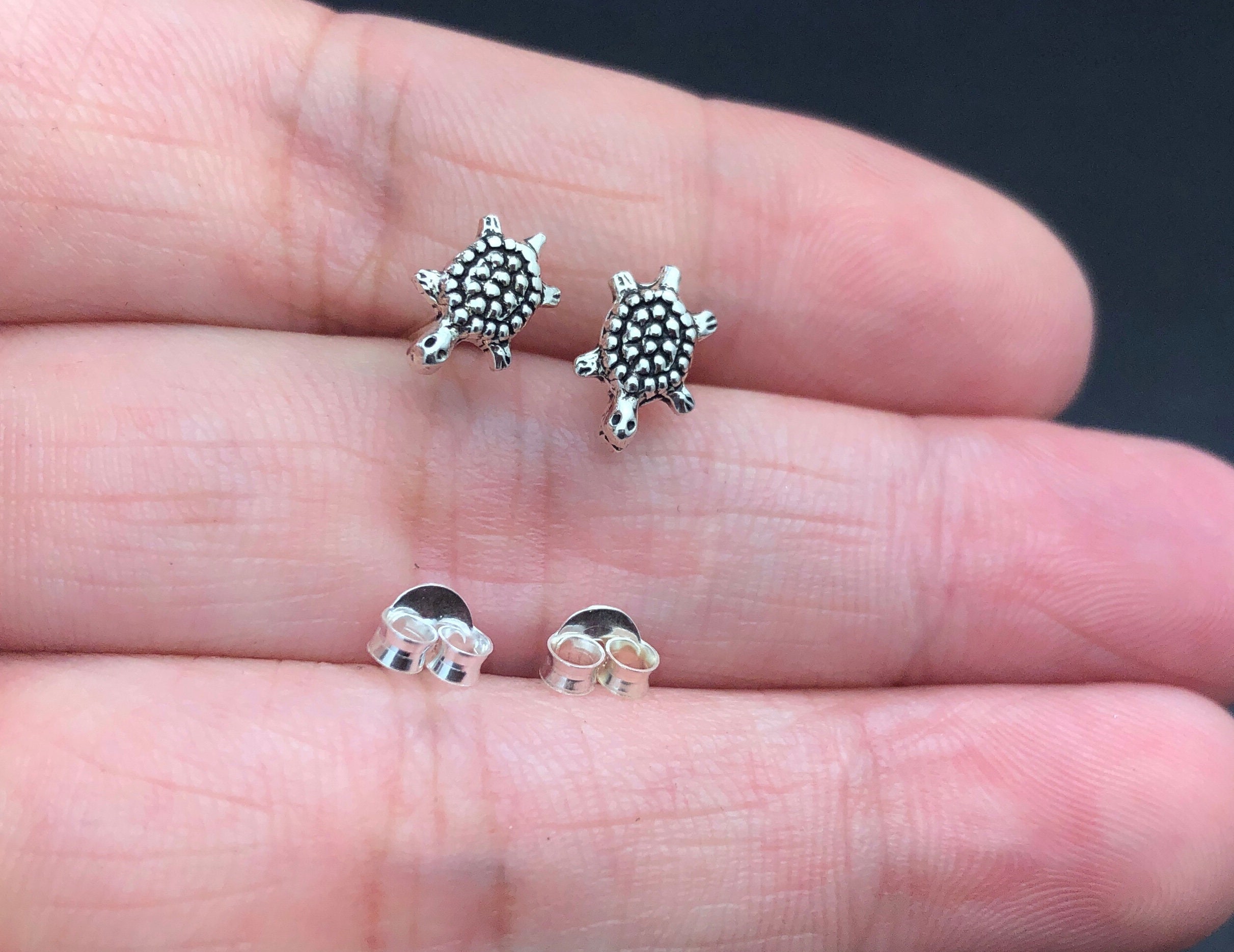 POTOPYY Aretes Colgantes De Cristal De Plata De Ley