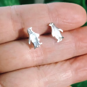 14x8x5mm Single Sterling Penguin Post Earring - Etsy 14x8x5mm Single Sterling Penguin Post Earring - Etsy