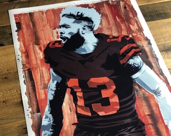 Odell Beckham PREMIUM SERIES 16x20 Print