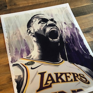 Lebron James PREMIUM SERIES 16x20 Print