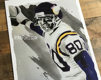 Cris Carter Touchdown Print