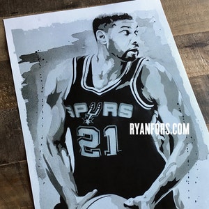 Tim Duncan - San Antonio Spurs Print