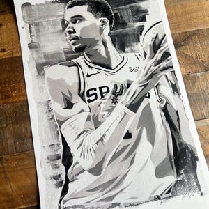Victor “Wemby” Wembanyama - San Antonio Spurs Print