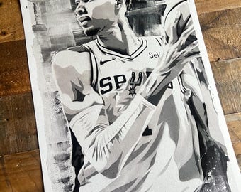 Victor “Wemby” Wembanyama - San Antonio Spurs Print
