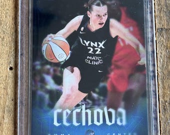 May include: A sports trading card featuring a basketball player in a black Lynx 22 jersey dribbling a basketball. The card displays the text RYAN FORS, LYNX 22, MAYO CLINIC, cechova, and EMMA CENTER with a small team logo at the bottom centre.