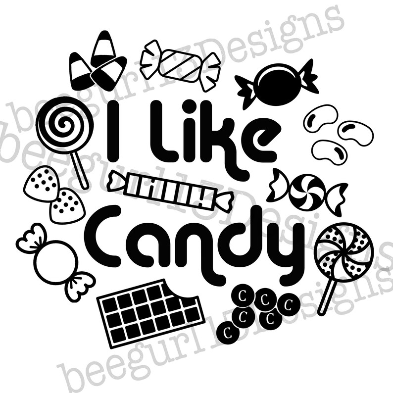 I Like Candy graphic design