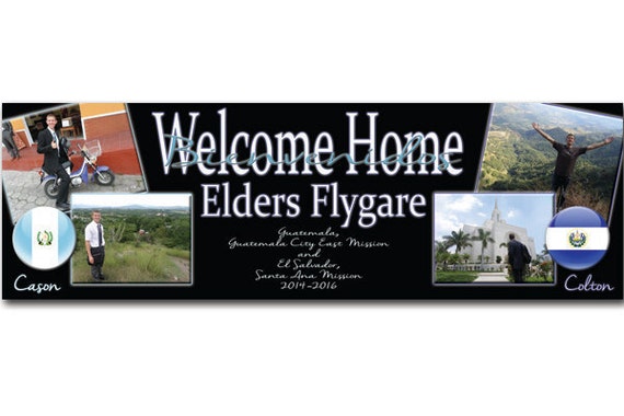 Missionary Welcome Home Banner