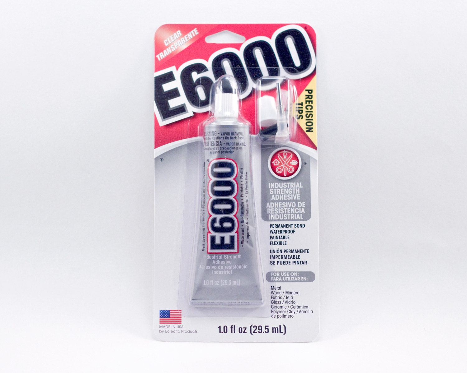 E6000 1 oz tube with Precision Tip Applicator permanent Etsy