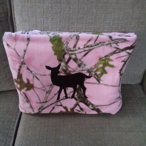Rosa Camouflage Decke Kissen