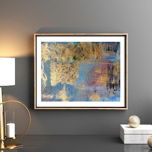 Modern Art Unique Matted to 11” x 14” Original Modern Contemporary Painting