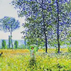 Field In Spring by Claude Monet - Picture