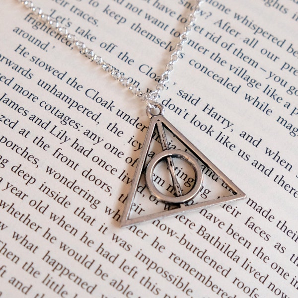 Silver Deathly Hallows Necklace