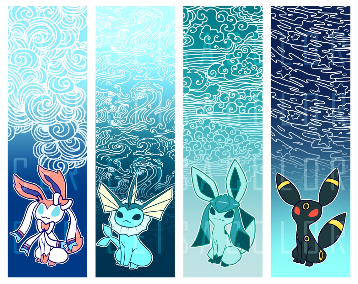 Holo Eeveelution Bookmarks NEW EEVEE | Etsy