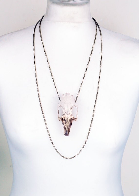 animal skull necklace