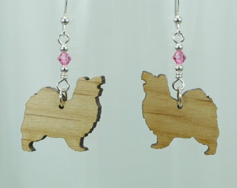 Cute Papillon Laser Cut Earrings with Swarovski Crystals