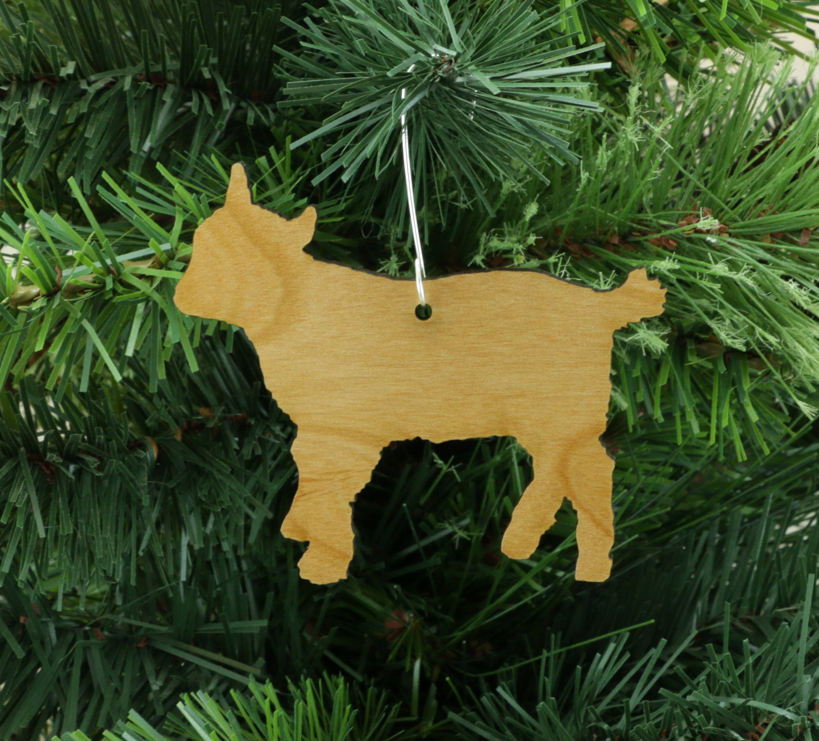 Adorable Pygmy Goat Ornament in Wood or Mirror Acrylic Etsy