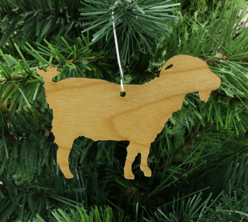 Pygmy Billy Goat Ornament in Wood or Mirror Acrylic Etsy