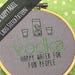 Cross Stitch Pattern - PDF - Vodka - Happy Water for Fun People - Modern - Nerdy - Booze - Subversive - Naughty - Fun - PDF