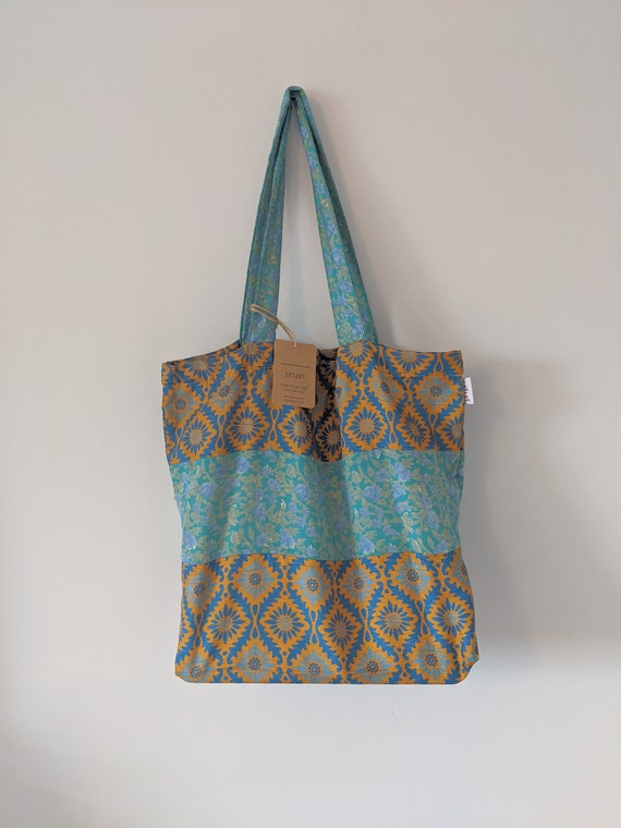 Sari Bucket Bag- recycled material Sari Bucket Bag- recycled material