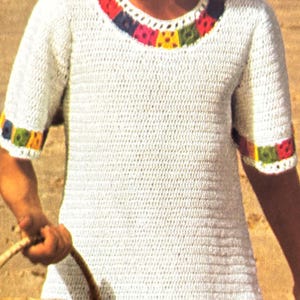 CROCHET PATTERN Vintage Girls Dress #345 PDF digital download