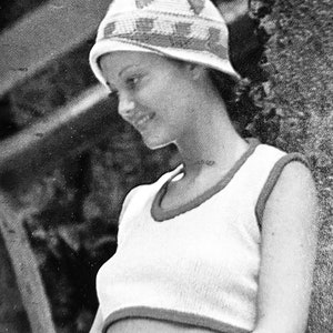 CROCHET PATTERN Vintage Brimmed Hat Crochet Pattern. perfect for summer. PDF Digital Download.