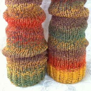 PRE-ORDER Autumn Hand-Knitted Chunky Leg Warmers image 4