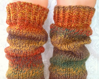 PRE-ORDER Autumn Hand-Knitted Chunky Leg Warmers